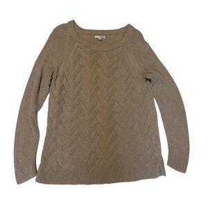 Sonoma Tan Knit Tunic Sweater Womens Size XL